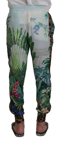 Thumbnail for Multicolor Silk Statement Pants