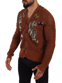 Thumbnail for Refined Elegance Multicolor Embroidered Cardigan