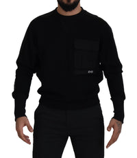 Thumbnail for Elegant Crewneck Cotton Blend Sweater