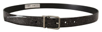 Thumbnail for Sleek Grosgrain Leather Belt with Metal Buckle