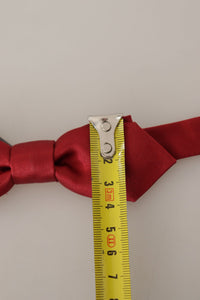 Thumbnail for Elegant Red Silk Bow Tie