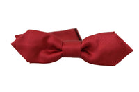 Thumbnail for Elegant Red Silk Bow Tie