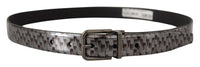 Thumbnail for Sleek Italian Leather Belt in Sophisticated Gray