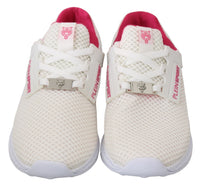 Thumbnail for Chic White Becky Sneakers with Pink Accents