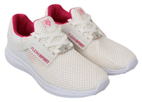 Thumbnail for Chic White Becky Sneakers with Pink Accents