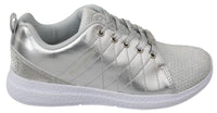 Thumbnail for Sleek Silver Sneakers for Trendsetters