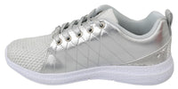 Thumbnail for Sleek Silver Sneakers for Trendsetters