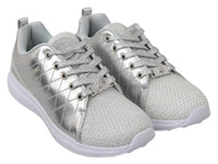 Thumbnail for Sleek Silver Sneakers for Trendsetters