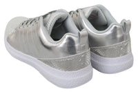 Thumbnail for Sleek Silver Sneakers for Trendsetters