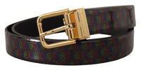 Thumbnail for Elegant Vernice Leather Belt with Silver Buckle