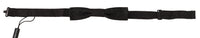 Thumbnail for Elegant Black and White Silk Bow Tie