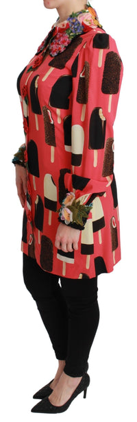 Thumbnail for Enchanting Pink Sheath Dress with Sequins