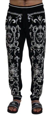 Thumbnail for Baroque Patterned Casual Sweatpants