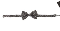 Thumbnail for Elegant Silk Black Bow Tie