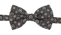 Thumbnail for Elegant Silk Black Bow Tie