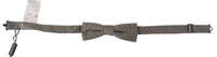 Thumbnail for Elegant Black Silk Bow Tie