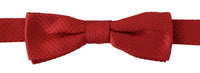 Thumbnail for Elegant Red Silk Bow Tie