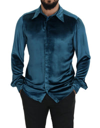 Thumbnail for Elegant Blue Martini Slim Fit Casual Shirt