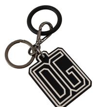 Thumbnail for Elegant Silver & Rubber Designer Keyring