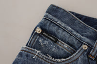 Thumbnail for Chic Tattered Denim Pants for the Modern Man