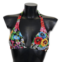 Thumbnail for Vibrant Floral Print Bikini Top