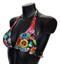 Thumbnail for Vibrant Floral Print Bikini Top