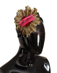 Thumbnail for Regal Gold Silk Diadem Headband