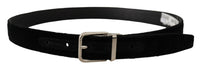 Thumbnail for Elegant Grosgrain Leather Belt