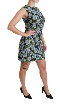 Thumbnail for Elegant Floral Mini Shift Dress