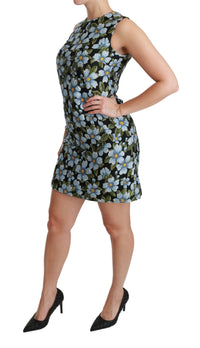 Thumbnail for Elegant Floral Mini Shift Dress