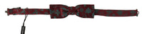 Thumbnail for Elegant Maroon Patterned Bow Tie