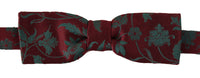 Thumbnail for Elegant Maroon Patterned Bow Tie