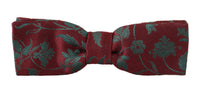 Thumbnail for Elegant Maroon Patterned Bow Tie