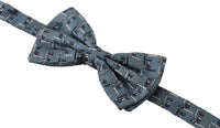 Thumbnail for Elegant Silk Blue Bow Tie
