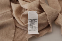 Thumbnail for Elegant Beige Crewneck Wool Sweater