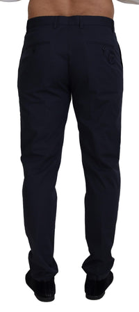 Thumbnail for Blue Cotton Chino Formal Pants