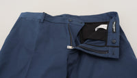 Thumbnail for Elegant Slim Fit Chinos in Blue