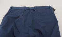 Thumbnail for Elegant Slim Fit Chinos in Blue