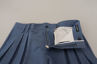 Thumbnail for Elegant Regular Fit Dress Pants in Blue