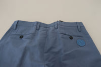 Thumbnail for Elegant Regular Fit Dress Pants in Blue