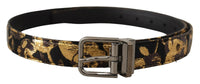 Thumbnail for Multicolor Leather Belt with Black Buckle