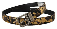 Thumbnail for Multicolor Leather Belt with Black Buckle