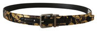 Thumbnail for Multicolor Leather Belt with Black Buckle