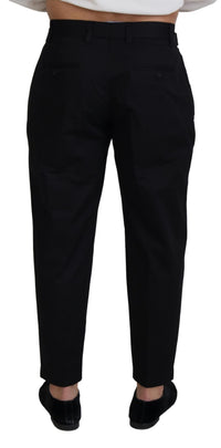 Thumbnail for Black Cotton Chino Formal Pants