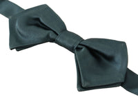 Thumbnail for Elegant Green Silk Bow Tie