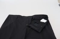 Thumbnail for Black Wool Chino Formal Pants