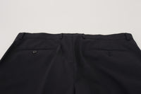 Thumbnail for Black Wool Chino Formal Pants