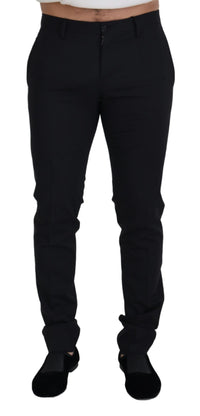 Thumbnail for Black Wool Chino Formal Pants