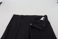 Thumbnail for Black Wool Chino Formal Pants