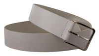 Thumbnail for Elegant White Vitello Leather Belt